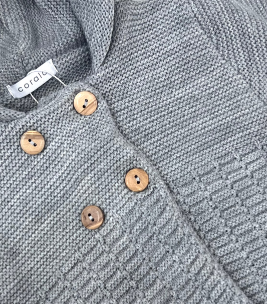 Coralo Cappottino in Maglia da Neonata Invernale