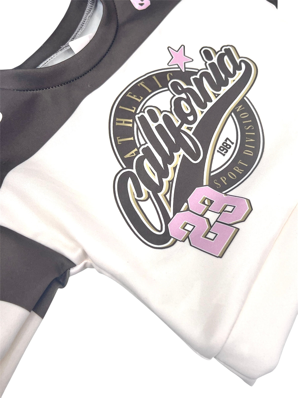 Felpa Maglia Baseball Invernale Da Bambina