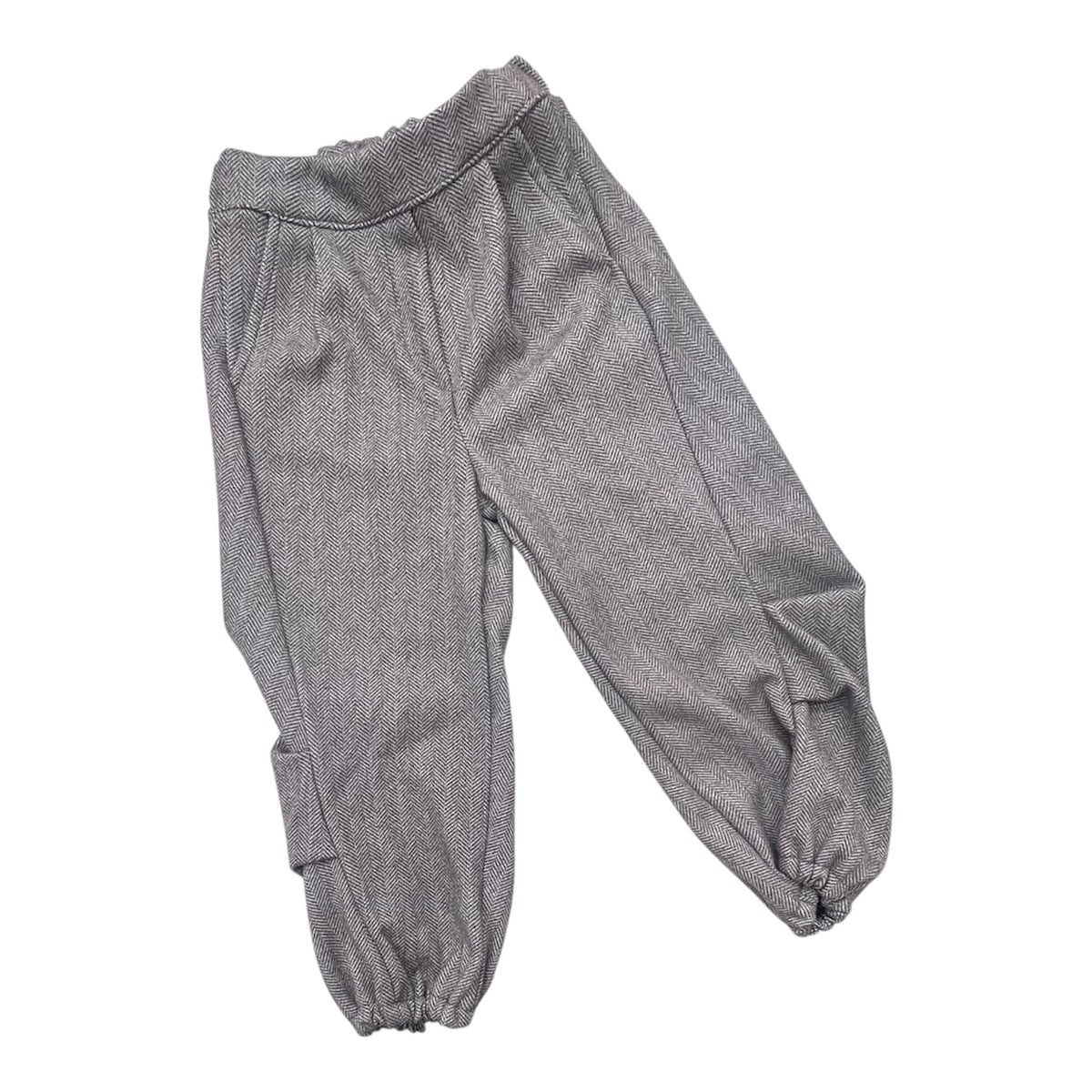 Pantalone Ballon Spigato Invernale Da Bambina