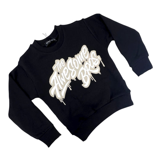 Felpa Girocollo Da Bambino Invernale con Stampa