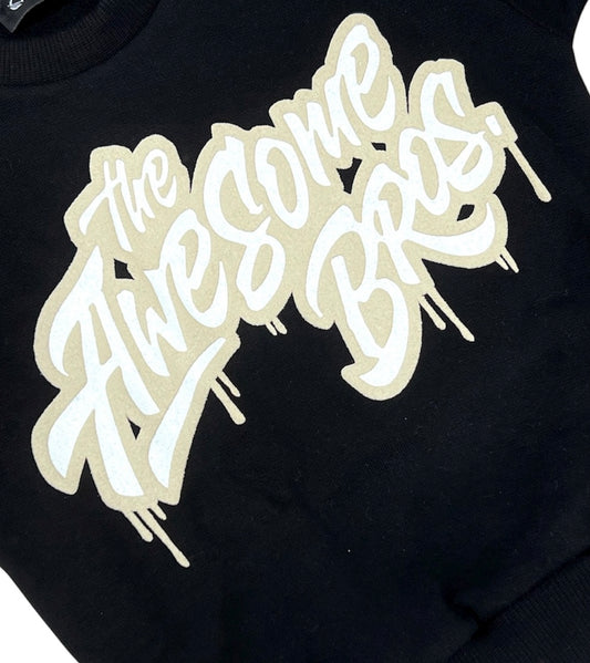 Felpa Girocollo Da Bambino Invernale con Stampa