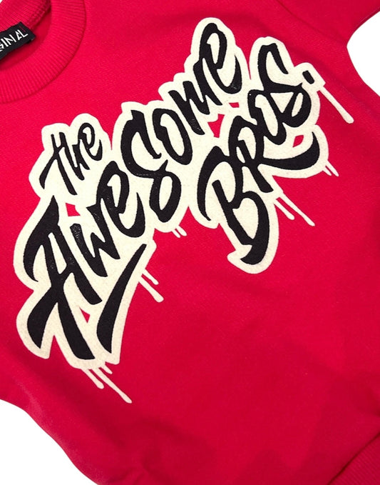 Felpa Girocollo Da Bambino Invernale con Stampa