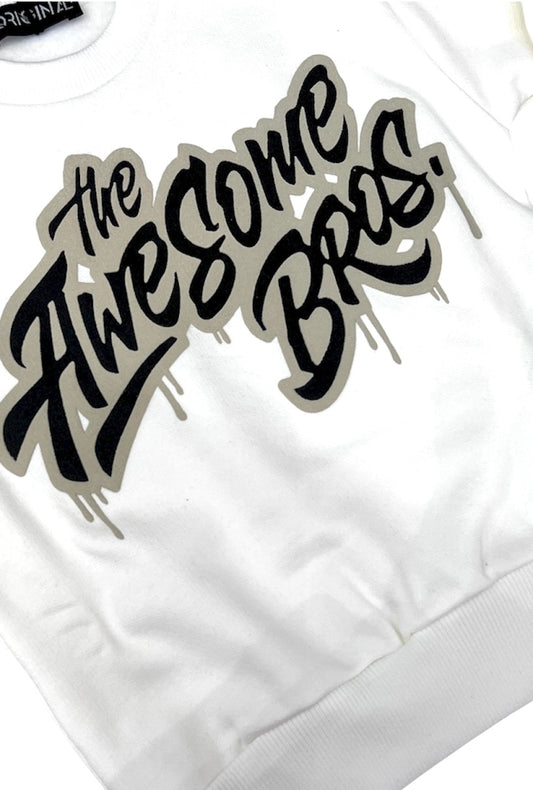 Felpa Girocollo Da Bambino Invernale con Stampa