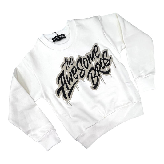 Felpa Girocollo Da Bambino Invernale con Stampa