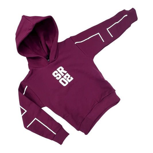 Felpa Con Cappuccio Da Bambino Invernale con Stampa