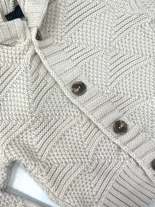 Attuality Cardigan m. Lana con Cappuccio Da Bambino