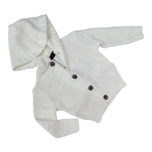 Attuality Cardigan m. Lana con Cappuccio Da Neonato
