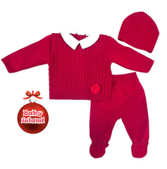 Fruit Completo Con Cappellino Nascita m.Lana da Neonato