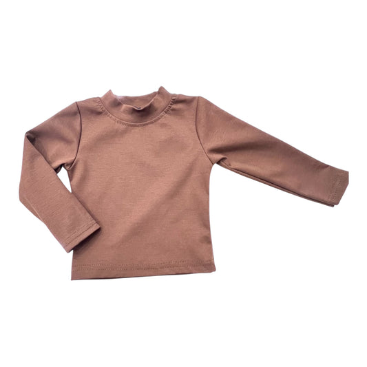 Maglia Elastica Invernale Giro Collo Manica Lunga Da Neonati