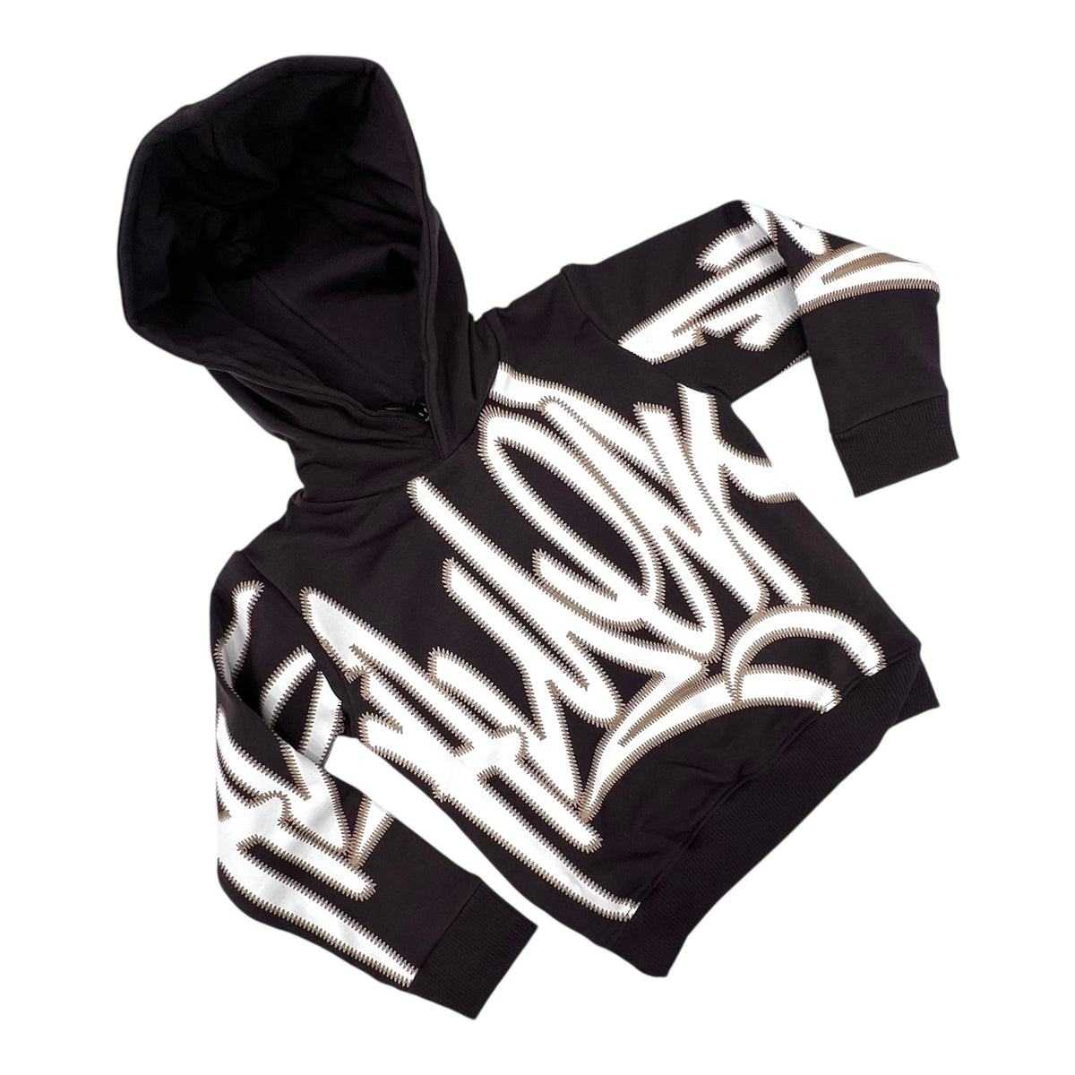 Attuality Brand Felpa Da Neonato Con Cappuccio Marrone