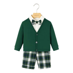 Klaiadì Completo Natalizio Quattro Pezzi Neonato