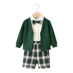 Klaiadì Completo Natalizio Quattro Pezzi Neonato