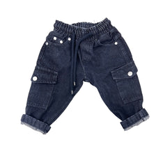 Jasper Coordset Camicione e Cargo con Elastico in Vita Da Neonato