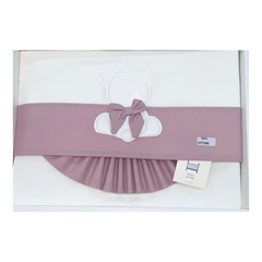 Palla Pallina Lenzuola Carrozzina 100% Cotone Coordinato Tre Pezzi Sopra Sotto Federa mis. 90x120