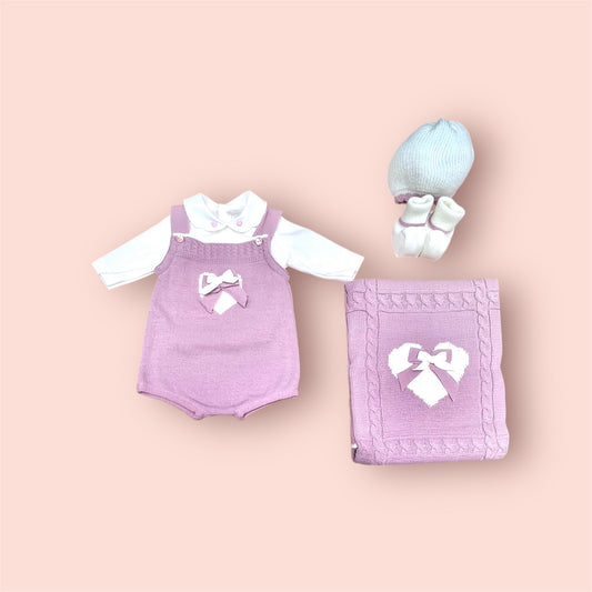 Prime Emozioni Pagliaccetto m. Lana con Maglia Da Neonata