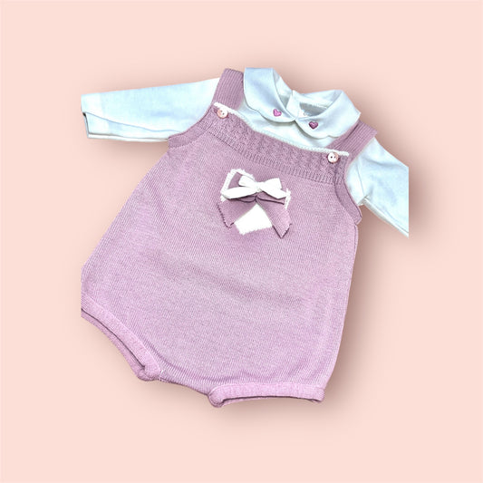 Prime Emozioni Pagliaccetto m. Lana con Maglia Da Neonata