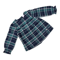 Ativo Blusa Tartan Da Neonata