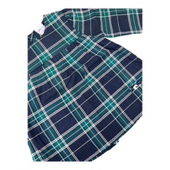 Ativo Blusa Tartan Da Neonata