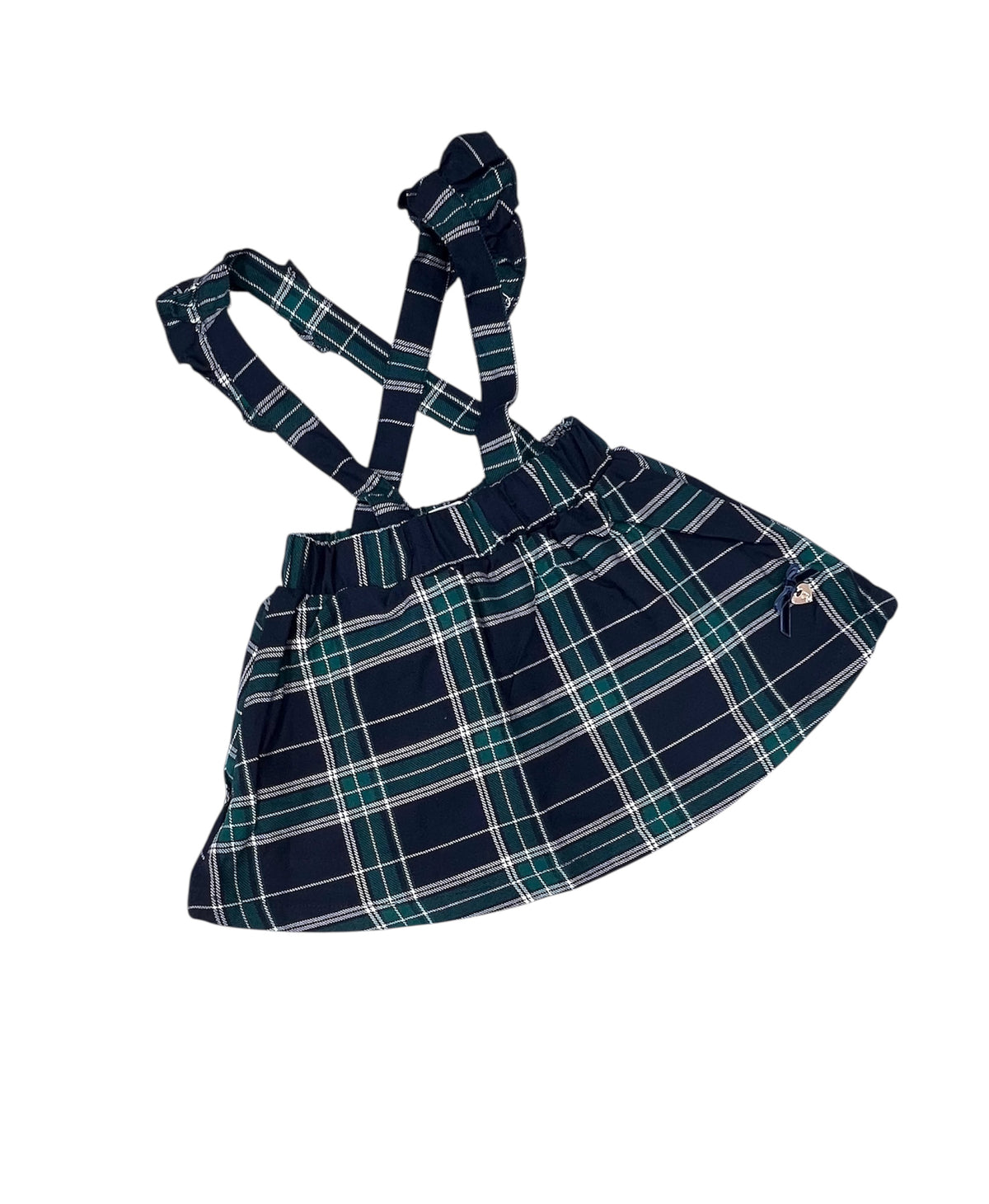 Ativo Gonna Salopette Tartan Da Neonata