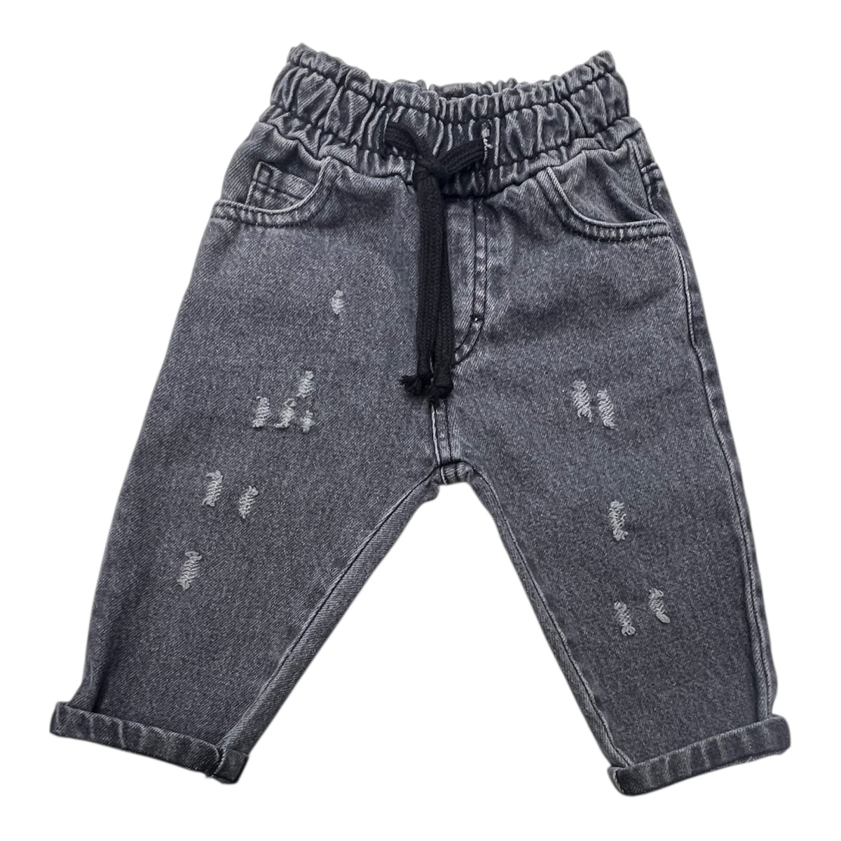 Rebel Jeans Bull con Elastico Giro Vita Da Neonato