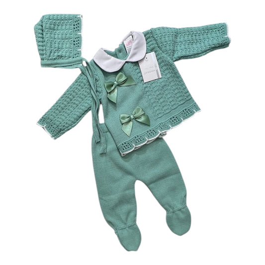 Fruit Completo Tre pezzi Nascita m.Lana da Neonata