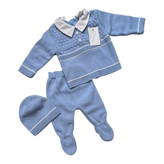 Fruit Completo Tre pezzi Nascita m.Lana da Neonato..