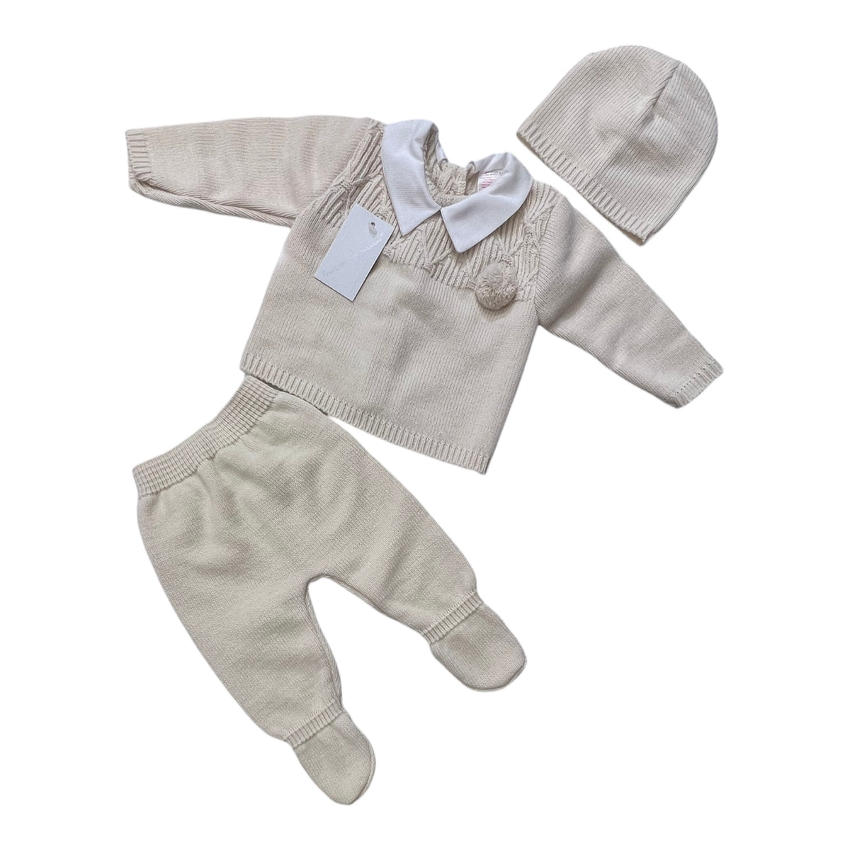 Fruit Completo Tre pezzi Nascita m.Lana da Neonato