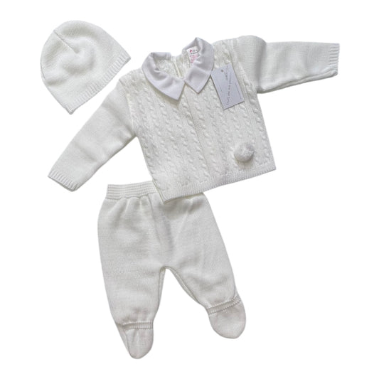 Fruit Completo Tre pezzi Nascita m.Lana da Neonato