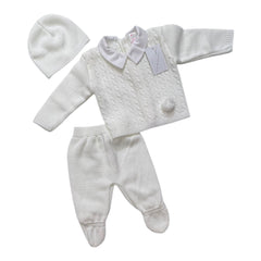 Fruit Completo Tre pezzi Nascita m.Lana da Neonato