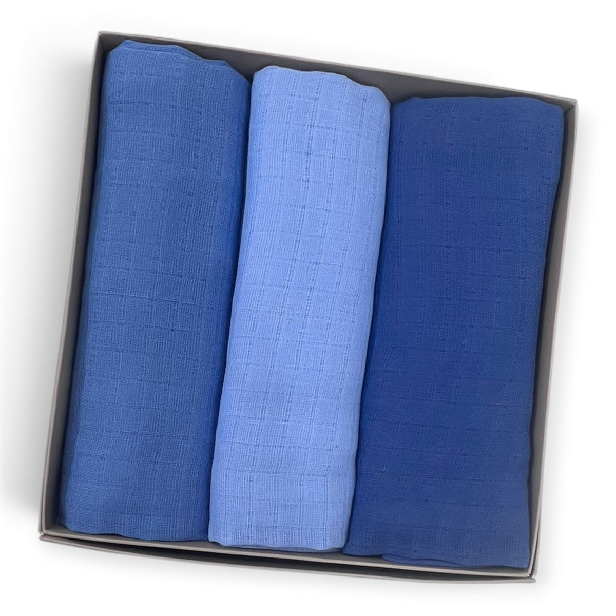 Mussola Set Tre Pezzi 100% Cotone misura 75x80