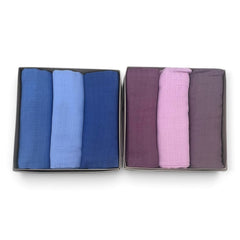 Mussola Set Tre Pezzi 100% Cotone misura 75x80