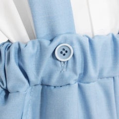 Klaiadi Salopette Neonato Elegante con Camicia e Papillon