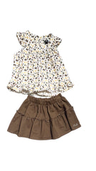 Melany Rose Blusa con Gonna bambina