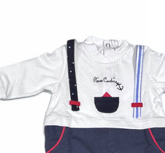 Tutina Pierre Cardin 100% Cotone Da Neonato