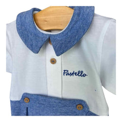 Tutina Pastello Chic 100% Cotone e Piquet Da Neonato