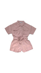 Tutina Bambina Diamond 100% Cotone con Cintura e Tasche