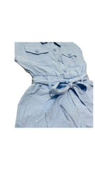 Tutina Bambina Diamond 100% Cotone con Cintura e Tasche