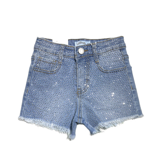 Lollitop Short Jeans Bambina Diamond Sfrangiato