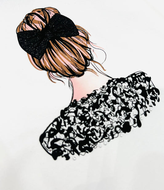 Melany Rose Maglia in Cotone Caldo da Ragazza