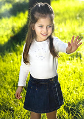 Ativo Short Gonna in Jeans Neonata Invernale