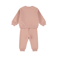 DIRKJE Completo Tuta Dettaglio Fiocco Neonata