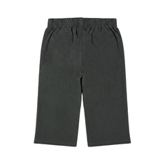 DIRKJE Pantalone Ampio Effetto Jeans Dettaglio Tasca a Fiore Neonata