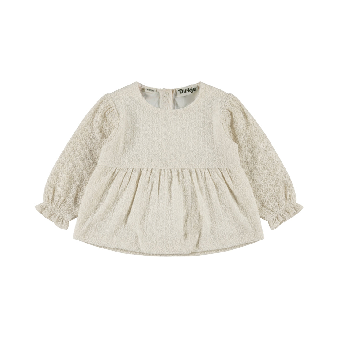 DIRKJE Blusa Neonata Fiorellini Ricamati