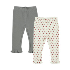 DIRKJE  Leggings Con Volant Neonata