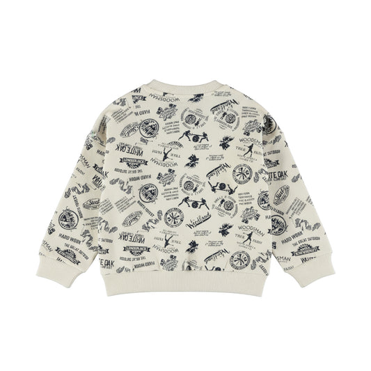 DIRKJE Felpa Woodland Neonato