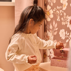 Dirkje Camicia Con Dettagli Fiori sulle Maniche e Bottoncini in Legno