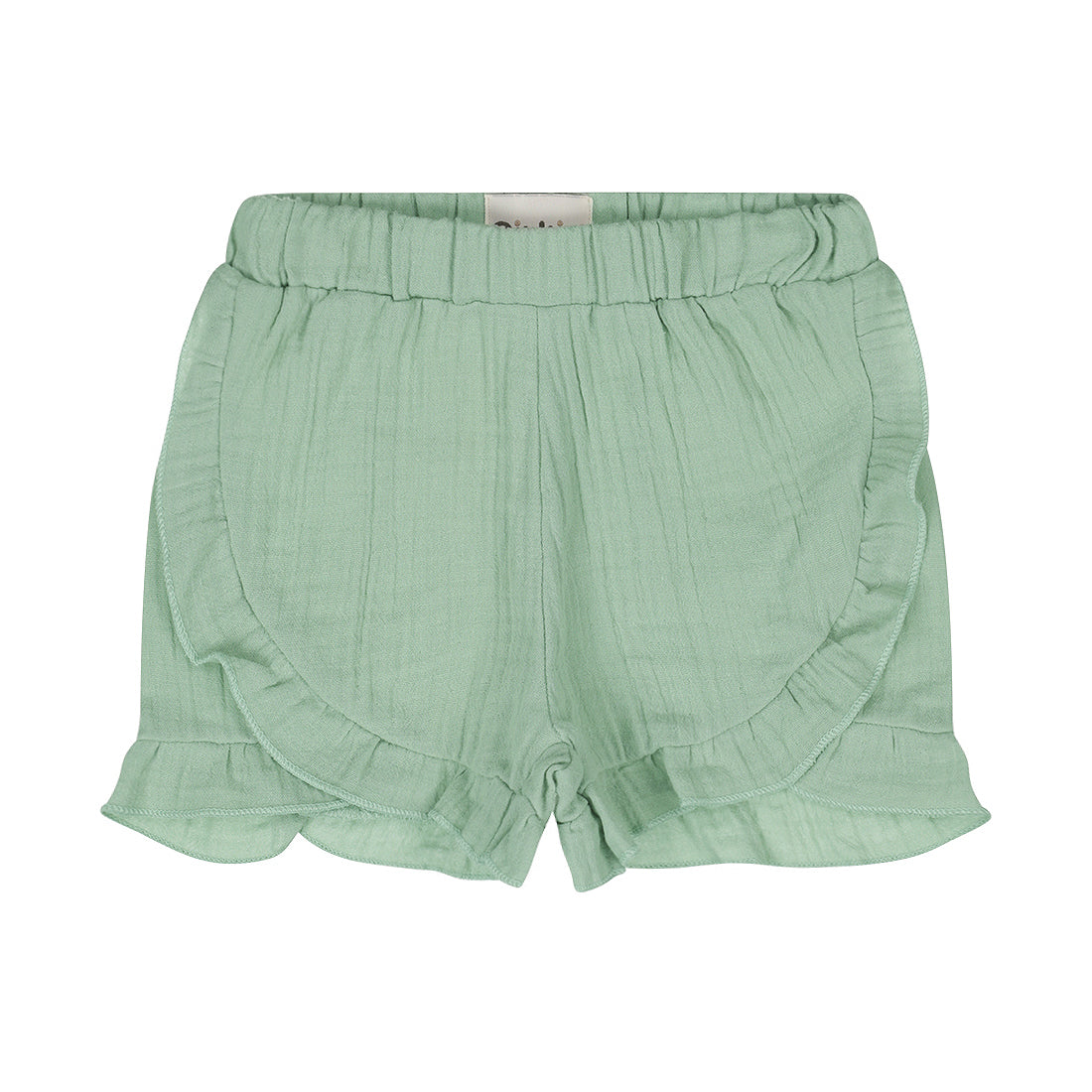 Dirkje Short Neonata con Volant in Cotone Organico