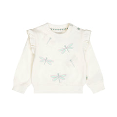 Dirkje Felpa Neonata Dettagli Libellule con Tulle e Volant