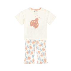 Dirkje Completo Neonata Maglia + Leggins a Zampa multicolor