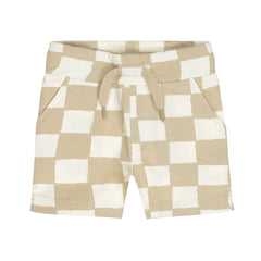 Dirkje Short In Felpa/Cotone a Scacchi Neonato